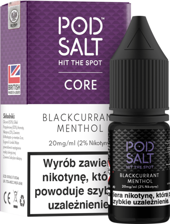 POD SALT CORE (Blackcurrant Mentol 2% Nikotyny)